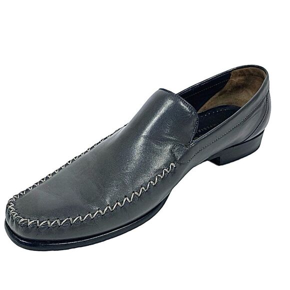 Florsheim Royal Imperial Aberdeen Loafers Gray Leather Men’s Size 10.5 M Used main image 7